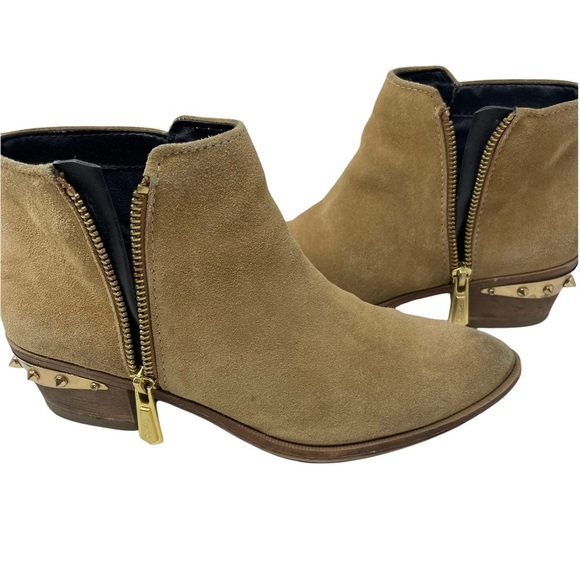 Circus By Sam Edelman Holt Suede Studded Ankle Boots Size 6 - Picture 10 of 12